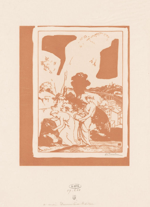 La Musique et la Poesie secourant les Artistes 1909