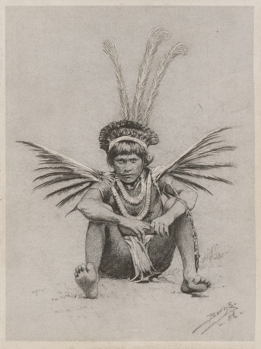 Native Indian of British Guiana 1882 1886