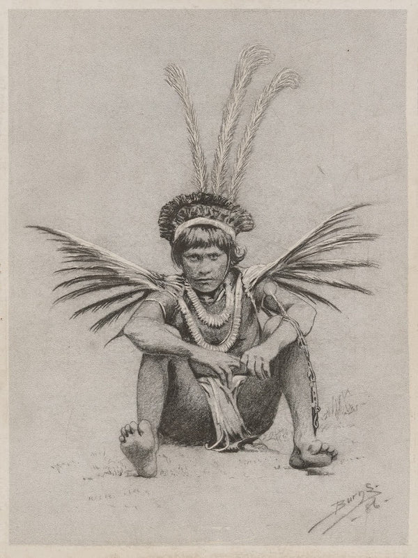 Native Indian of British Guiana 1882 1886