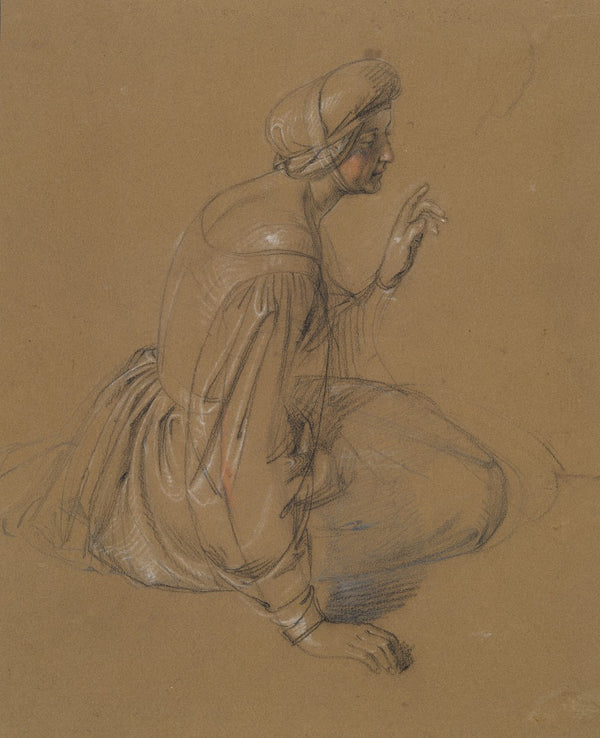 Study of a Seated Woman StElizabeth