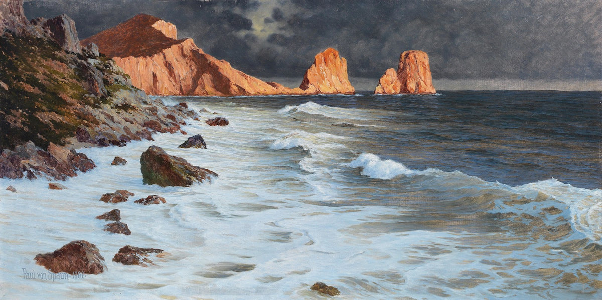 Küste bei Capri 1907