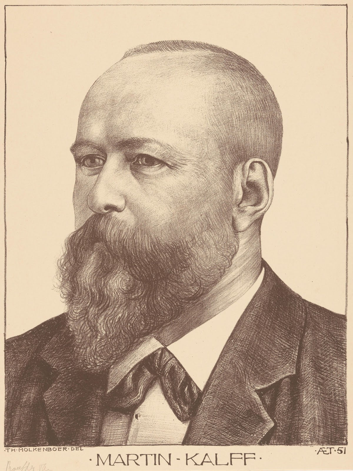 Portret van Martin Kalff 1881   1905