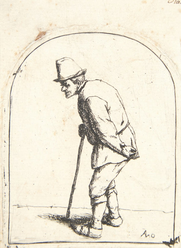 Bonde med krum ryg 1675