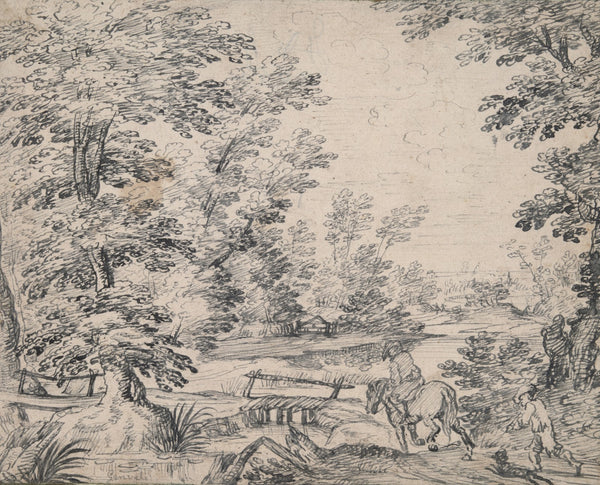Landscape with Man onHorseback