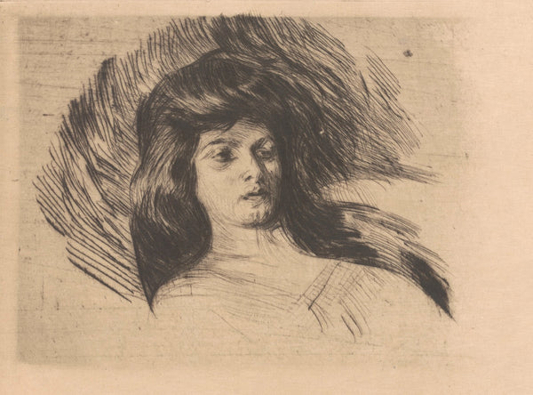 Tête de jeune femme