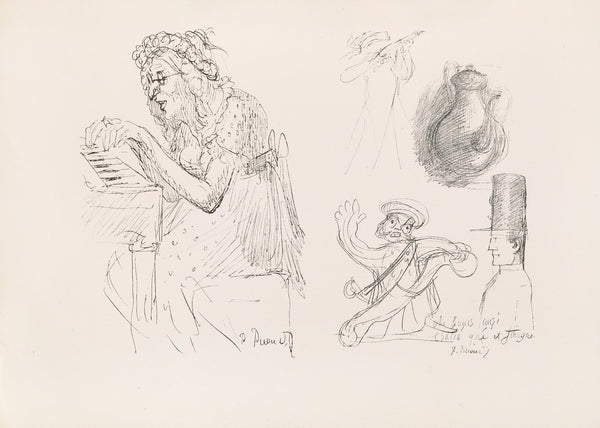 Les caricatures de Puvis de Chavannes Pl28 1906