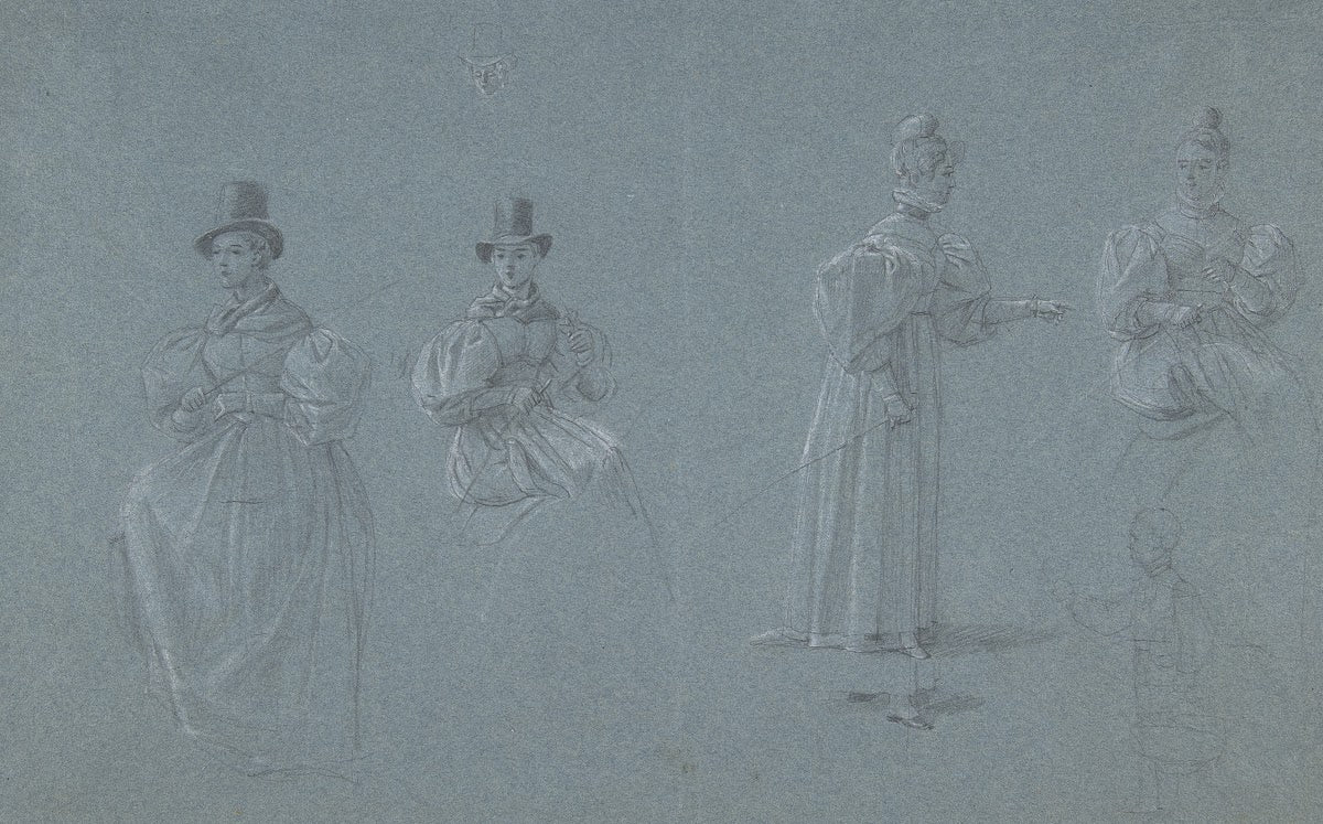 Studies of Horsewomen late 18thmid 19th century