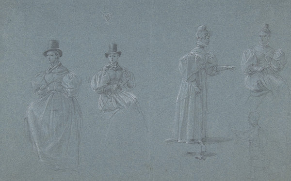 Studies of Horsewomen late 18thmid 19th century