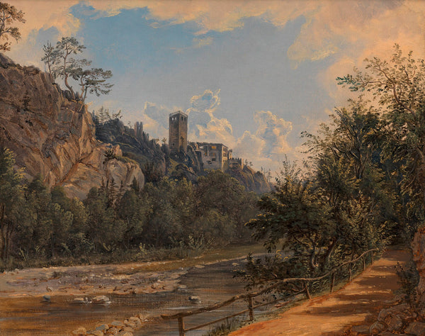 Ruine Rauhenstein bei Baden ca 1840