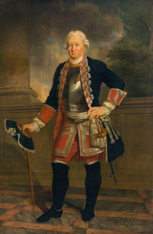 Portrait of Michał Krasiński 17121784 marshal general of Bar Confederation betwe
