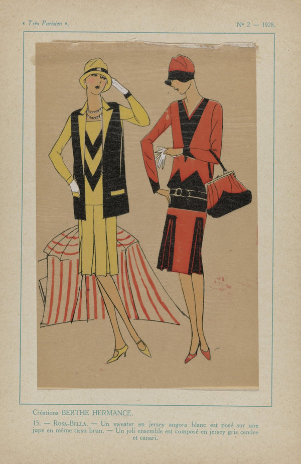 Créations Berthe Hermance  Rosa Bell 1928