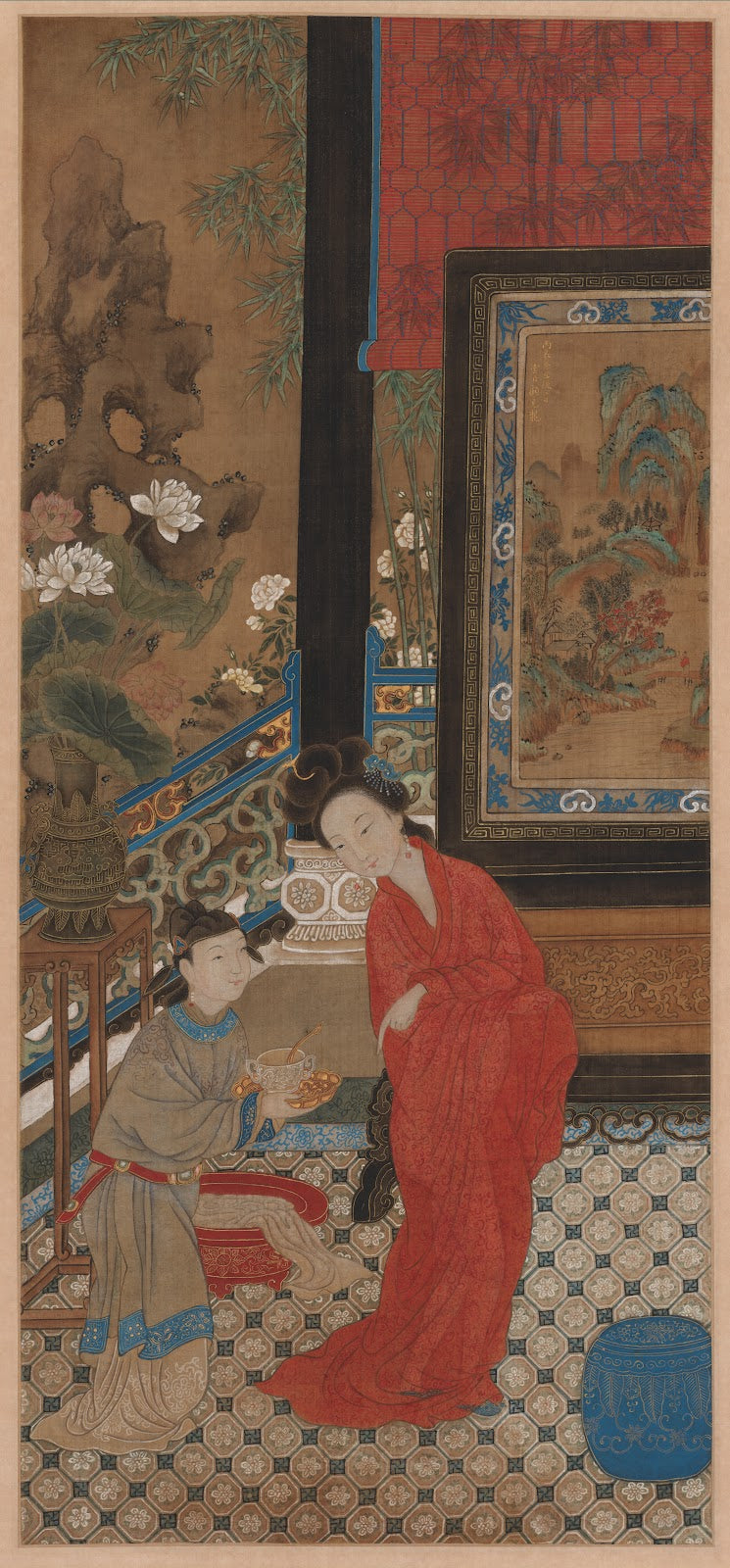 Yang Guifei Leaving the Bath 1700s