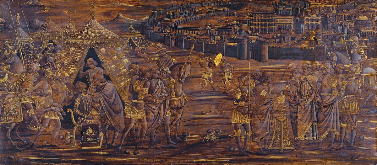 Mucius Scaevola Murders Porsennas Secretary and Puts His Right Hand in the Fire