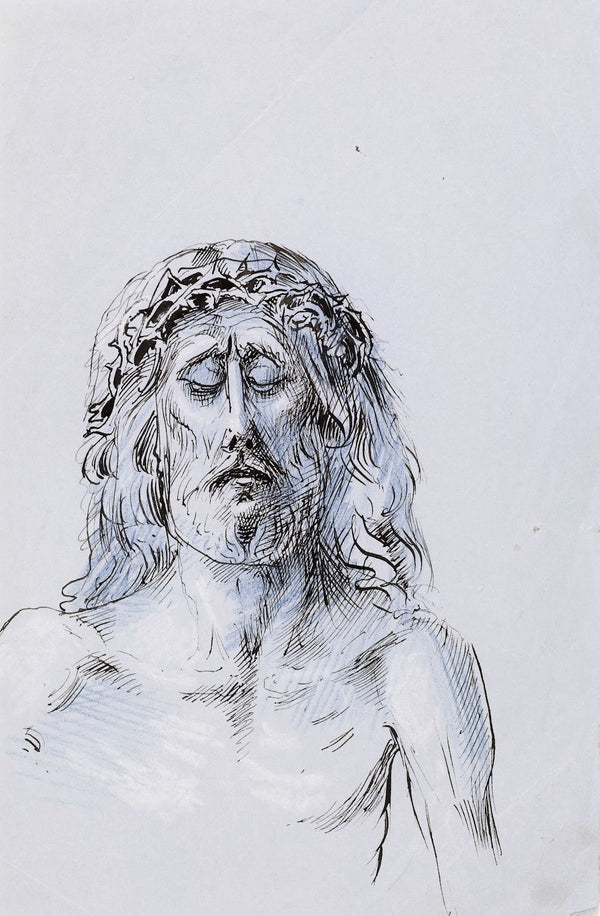Tête du Christ avec la couronne dépines