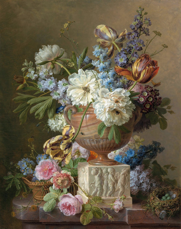 Flower Still life with an Alabaster Vase 1783