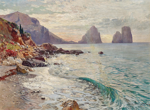 Capri the Faraglioni stacks 1899