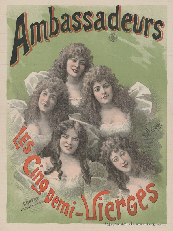 Ambassadeurs Les Cinq demi vierges 1890