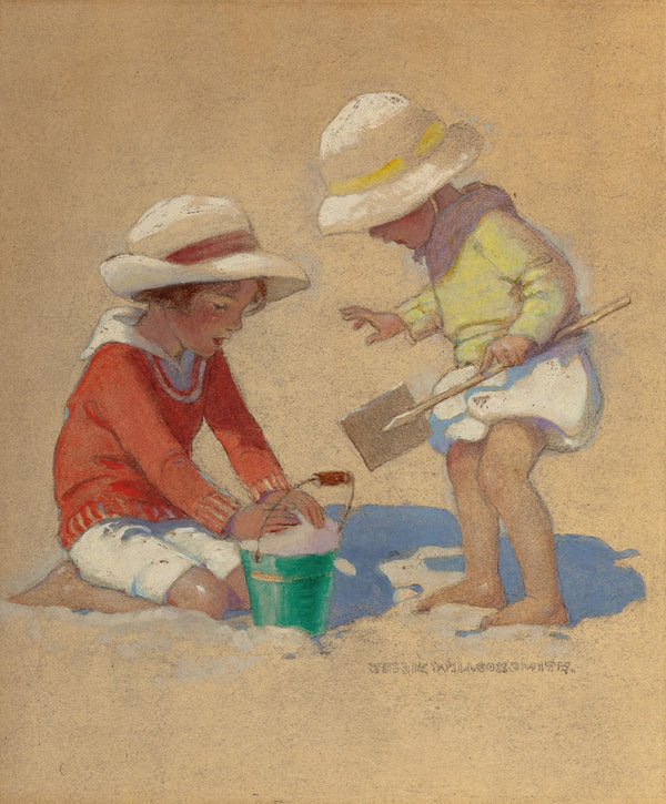 Building a Sand Castle 1924