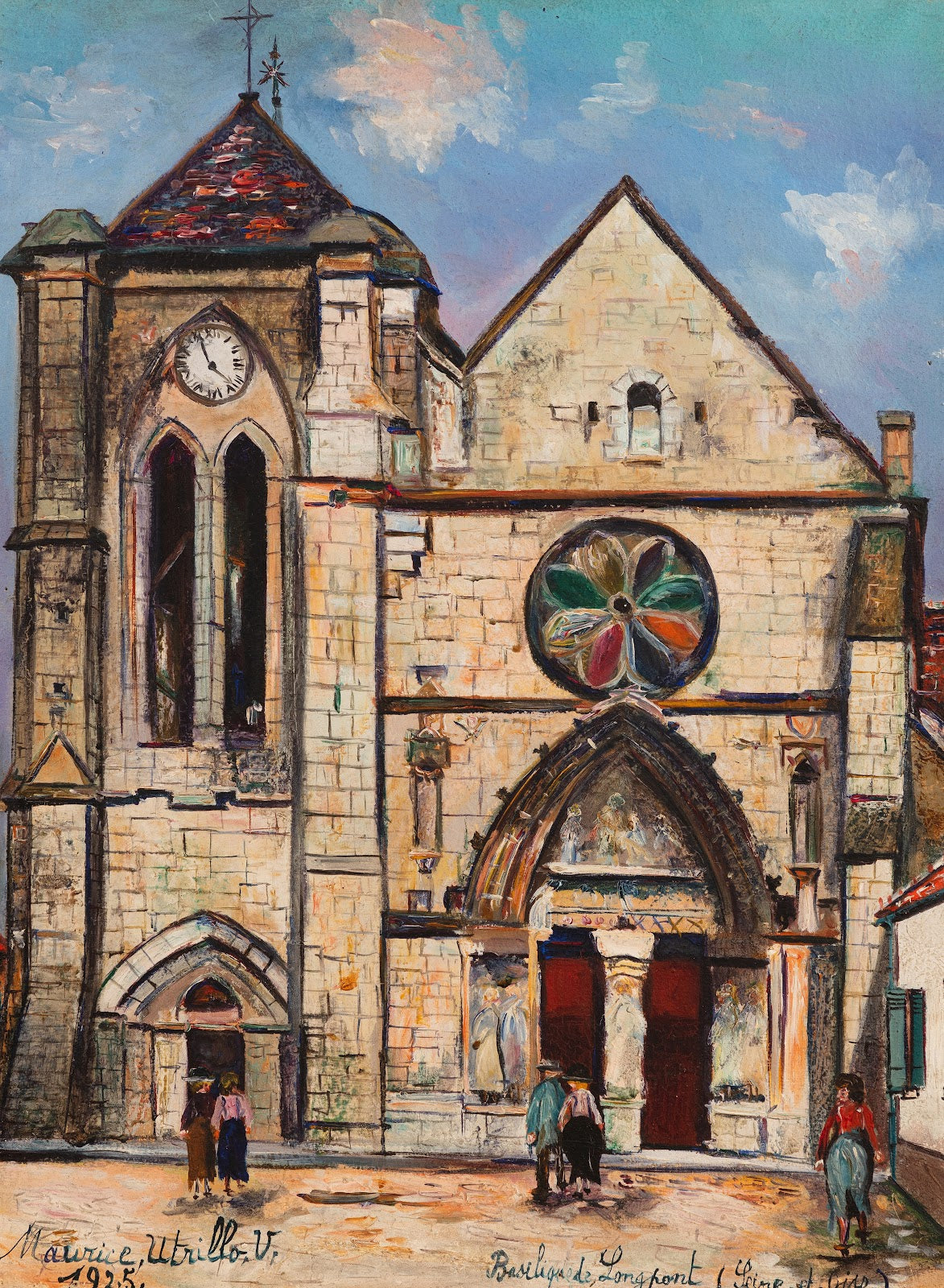 Basilique Notre Dame de Bonne Garde Longpont sur Orge Essonne 1925