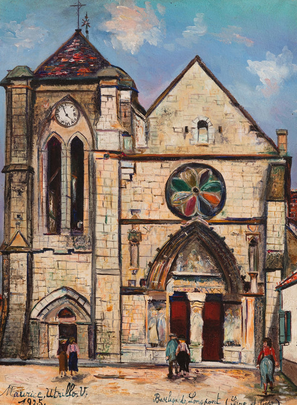 Basilique Notre Dame de Bonne Garde Longpont sur Orge Essonne 1925