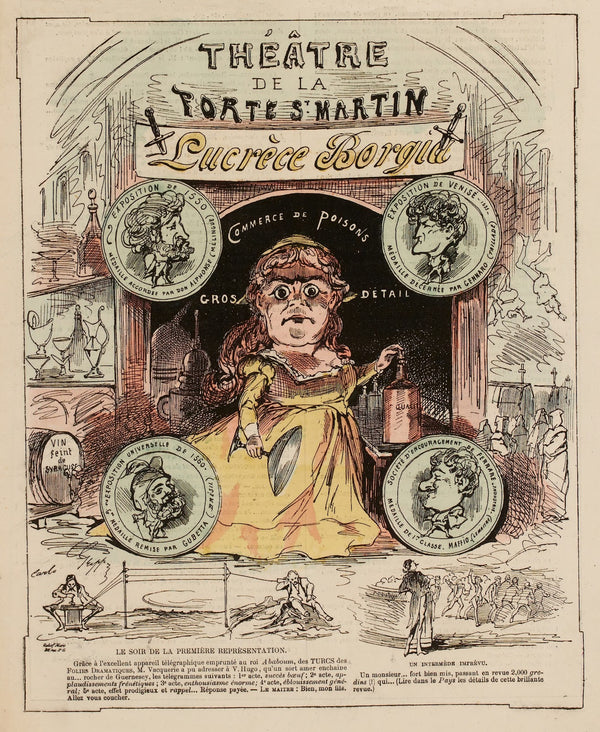 Théâtre de la Porte St Martin Lucrèce Borgia
