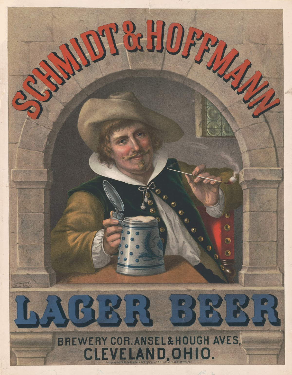 Schmidt  Hoffmann lager beer 1880