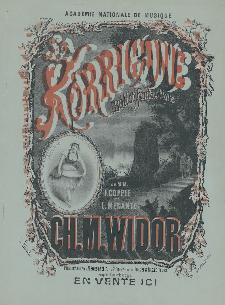 Académie nationale de musique La Korriganeballet fantastique 1881