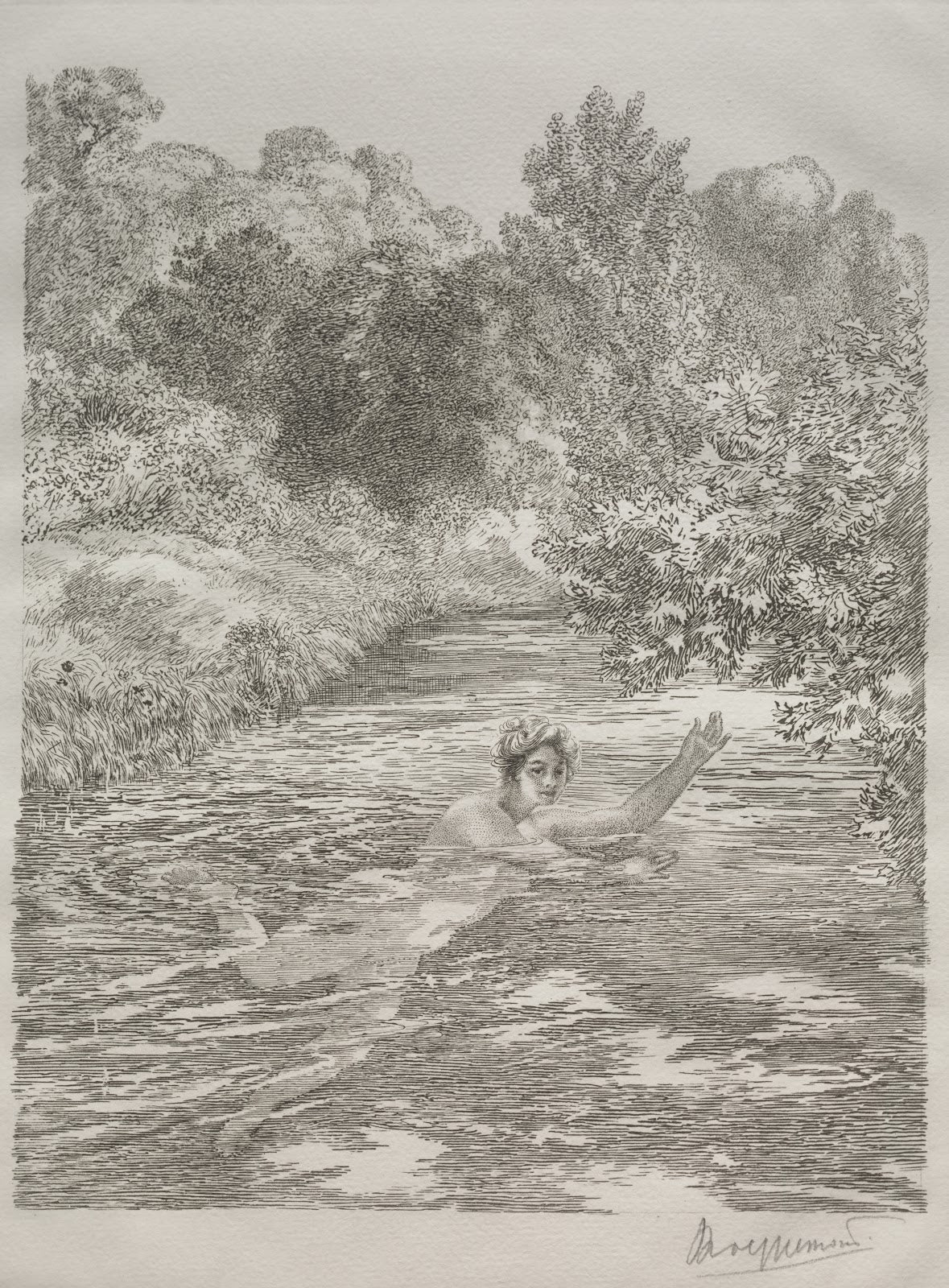 The Bather c 1860 70