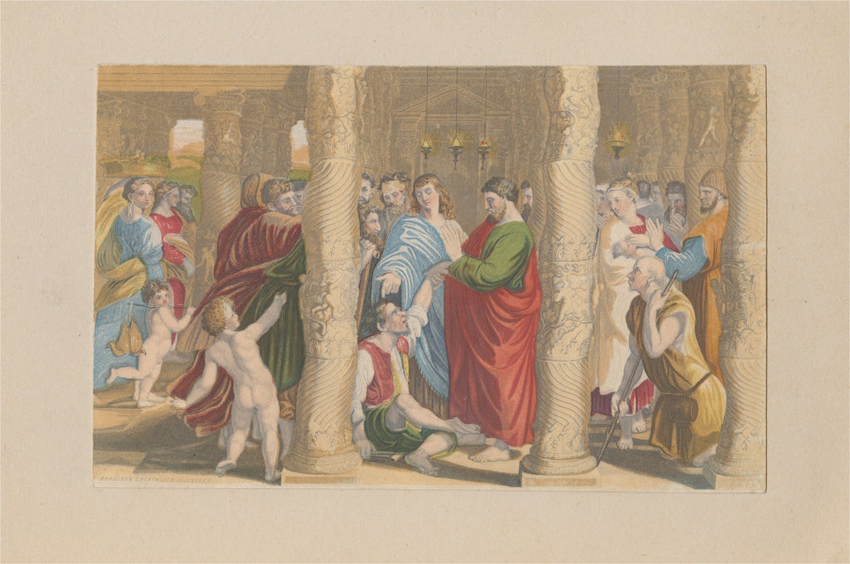The Healing of the Lame Man 1855