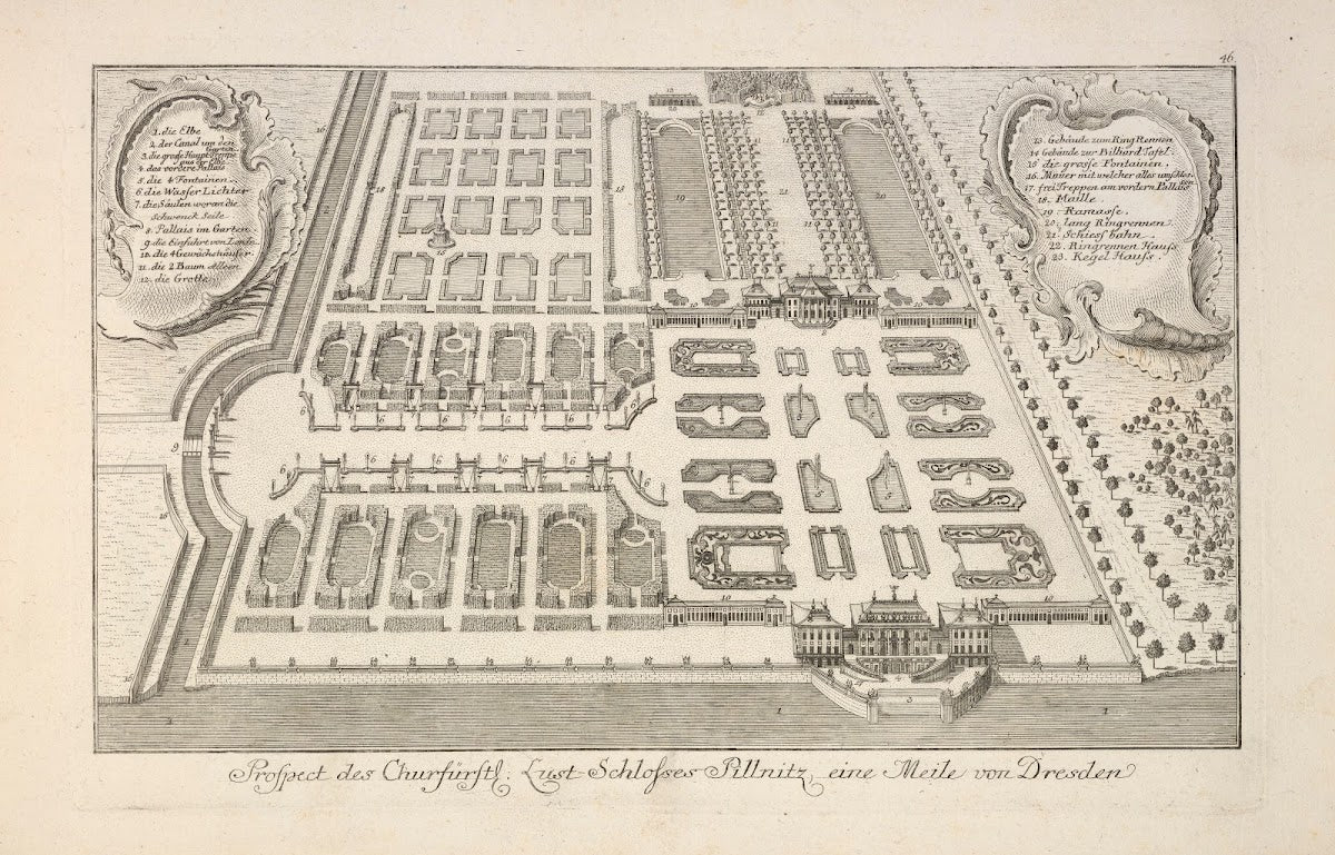 Architecture of German cities Pl37 18th century