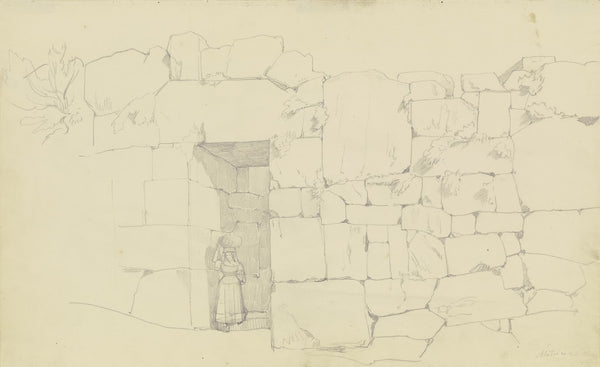 Old wall near Alatri 1831