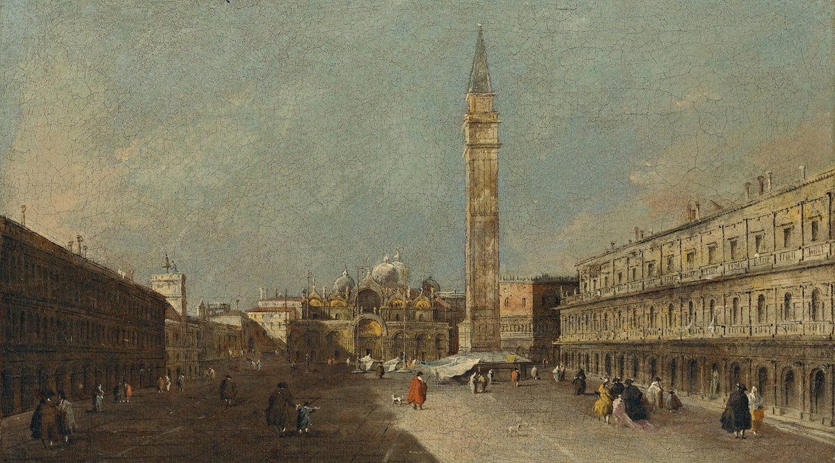 Venice A View OfPiazza San Marco Looking EastTowards The Basilica