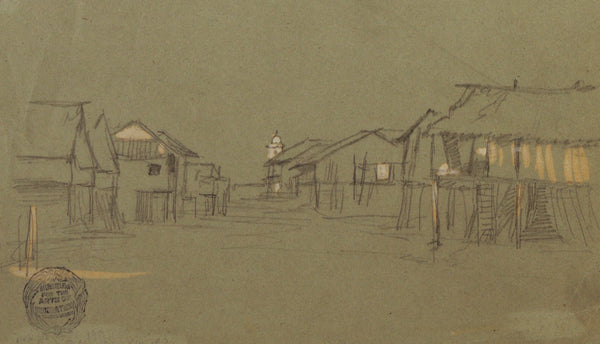 Street Leading to a ChurchGuayaquil Ecuador 1857