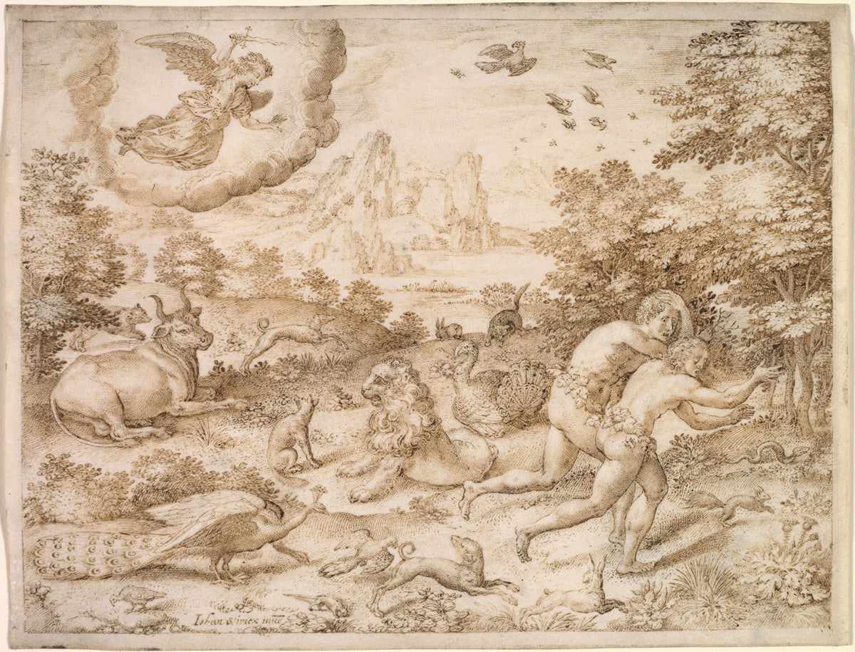 The Expulsion from Paradise c 1606