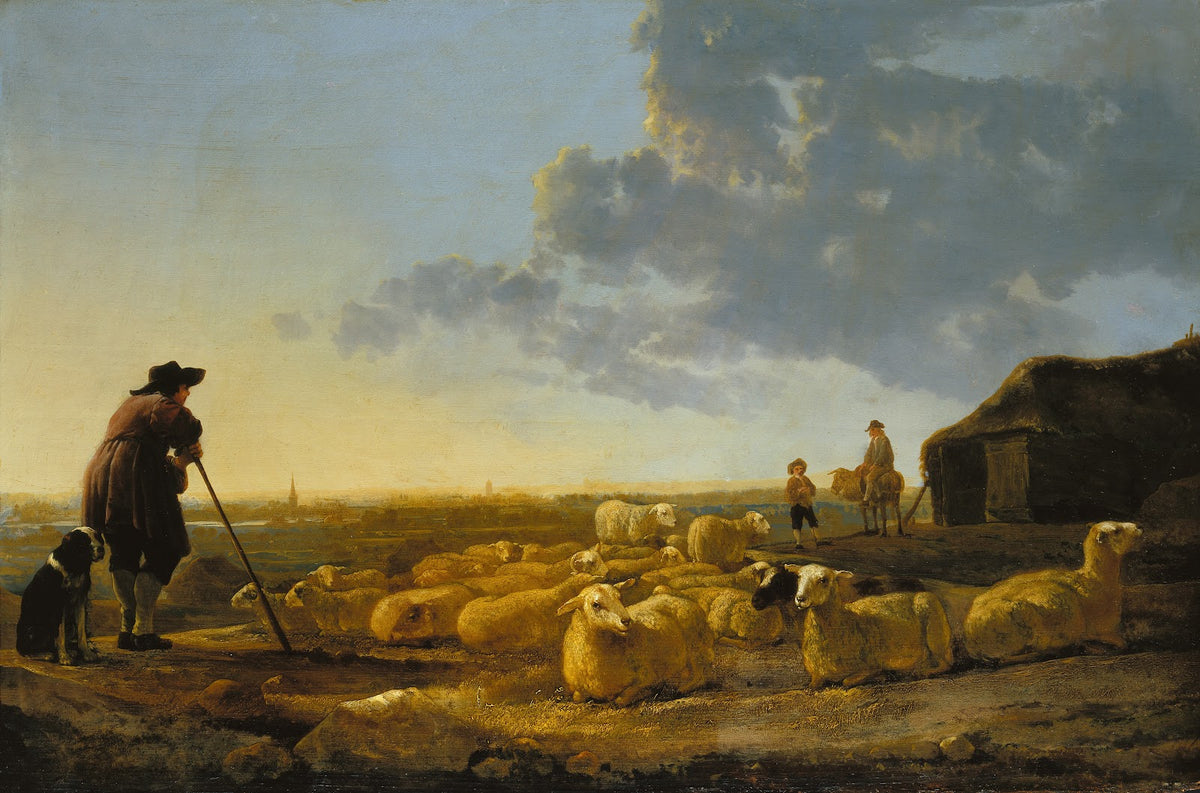 Herd of Sheep at Pasture ca 1645  1655