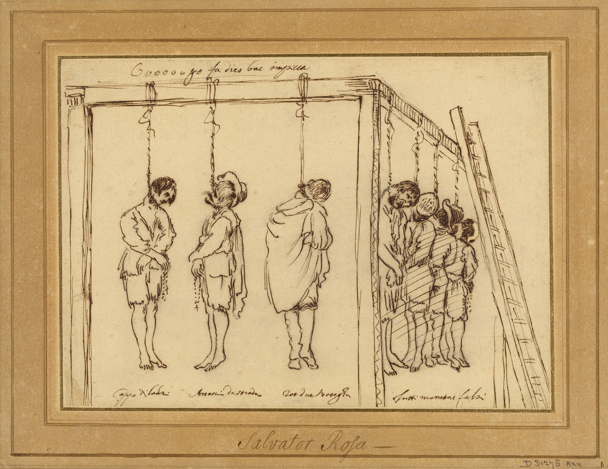 Seven Men on the Gallows 1630
