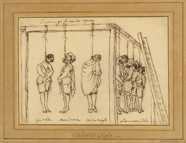 Seven Men on the Gallows 1630