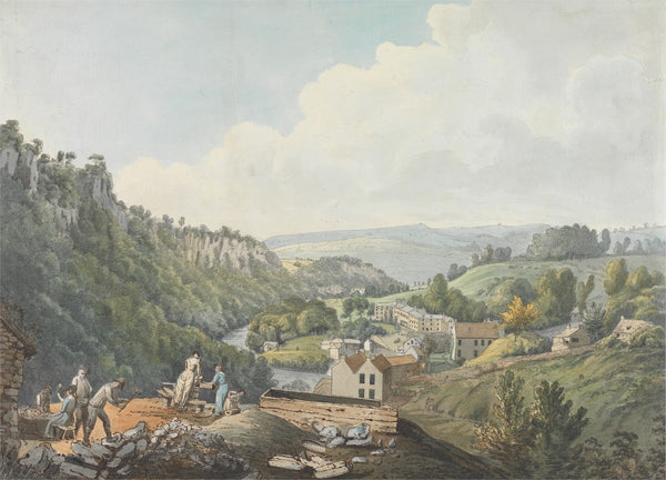 Matlock Baths Derbyshire ca 1789