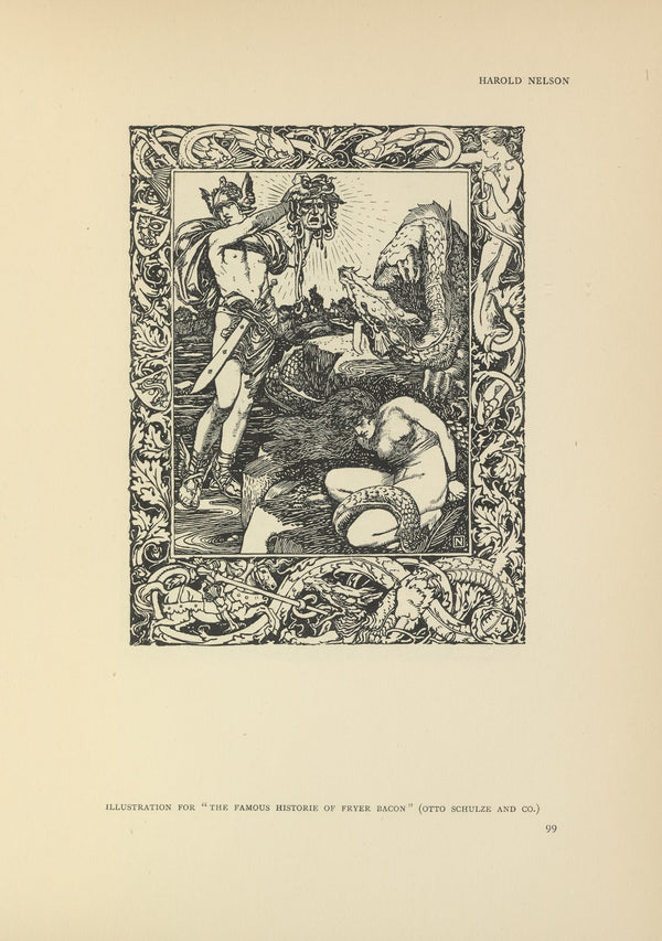 Illustration for The famous historie of Fryer Bacon 1914