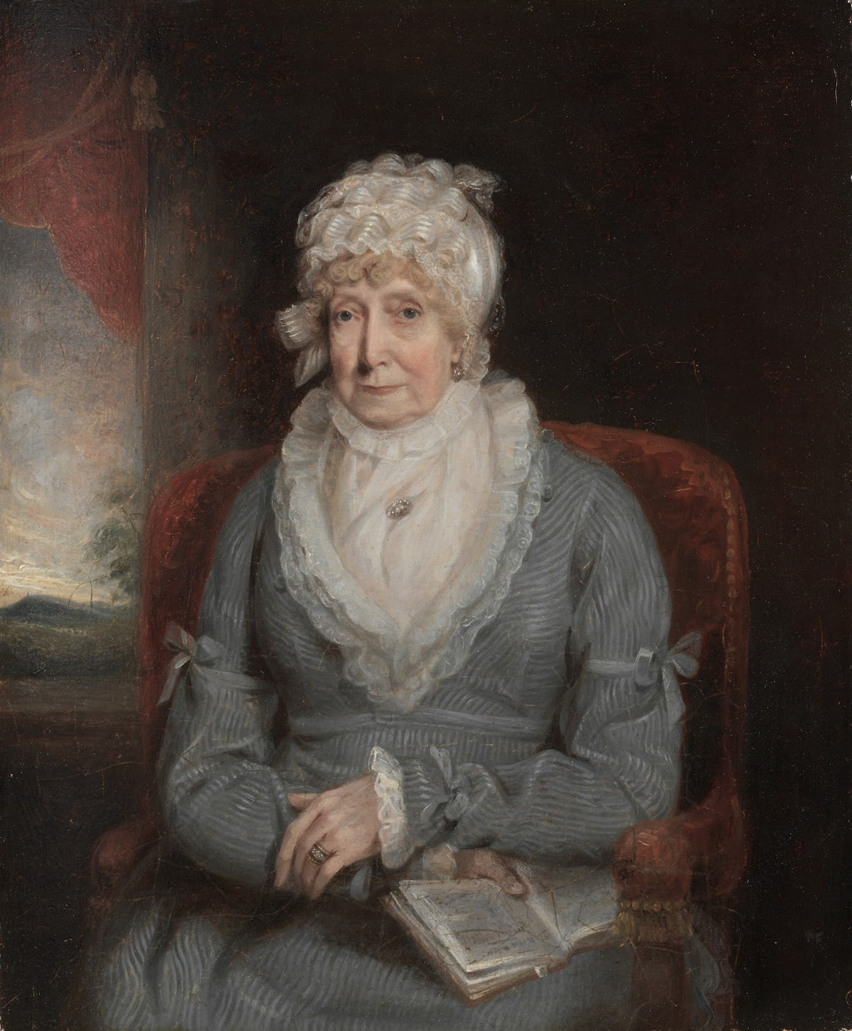 Portrait of a Woman Mrs Ann Hivlyn early 1800s