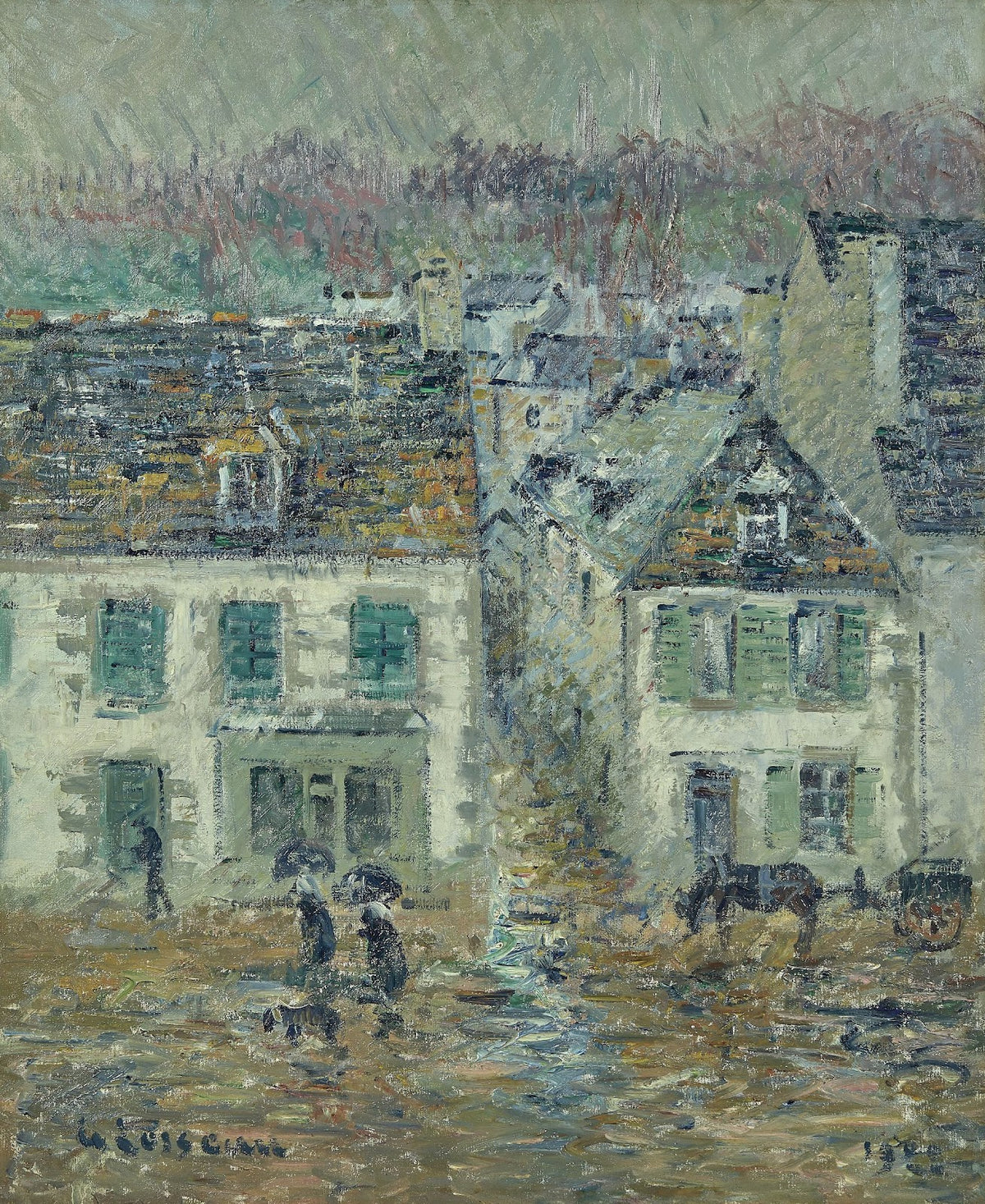 La pluie à Pont Aven 1922