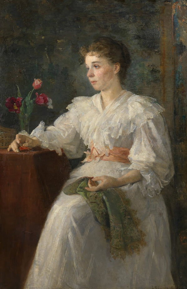 Edith Granitsch die Schwester der Künstlerin 1895
