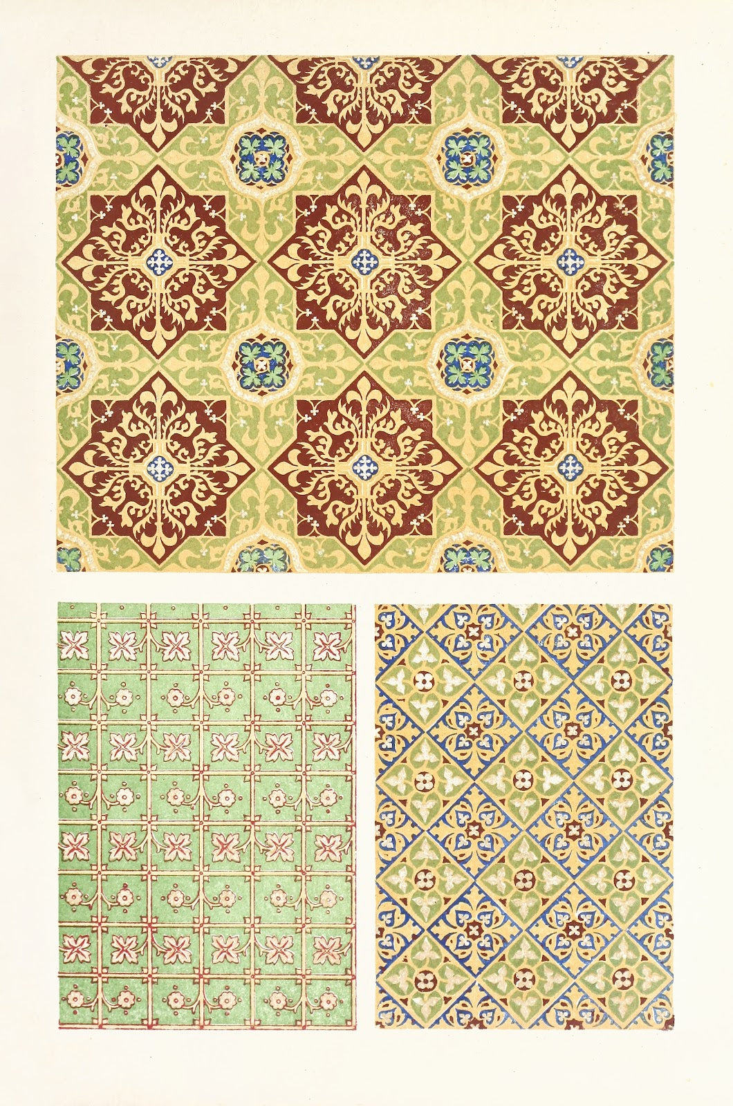 Encaustic or Inlaid Tiles in the Mediaeval Styles 1858