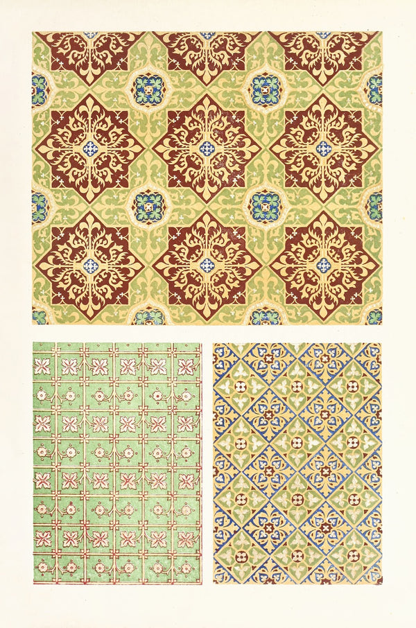 Encaustic or Inlaid Tiles in the Mediaeval Styles 1858
