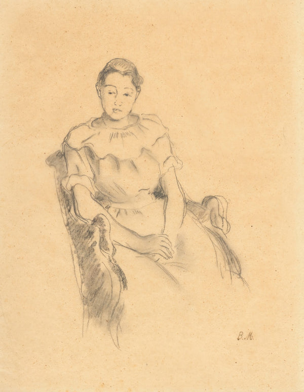 Étude pour La jeune fille au repos 1894
