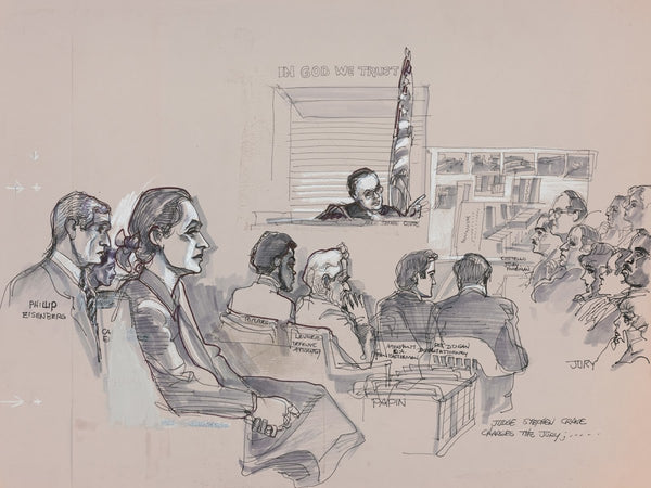 Judge Stephen Crane charges the jury 1985