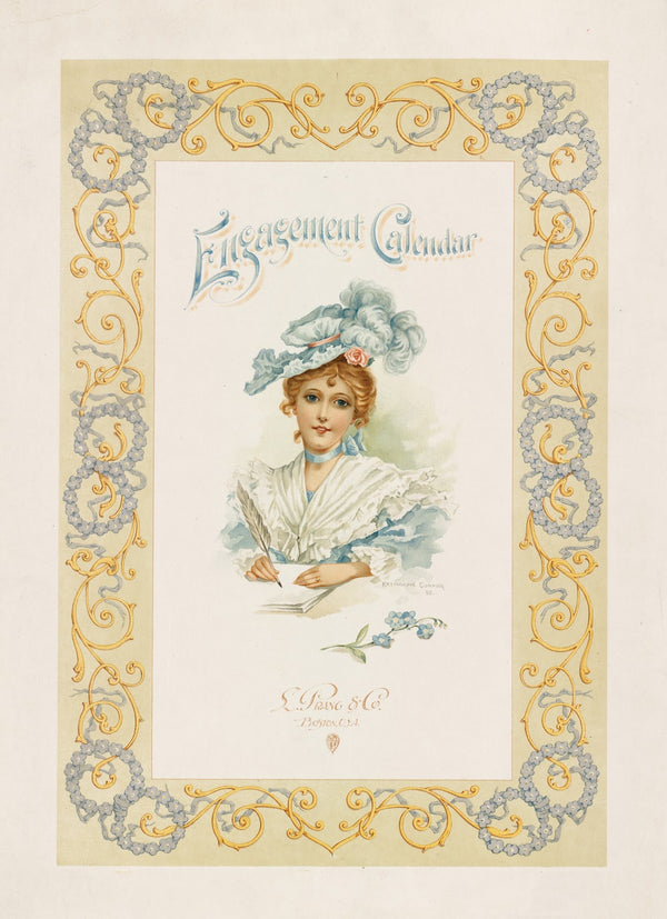 Engagement calendar 1895
