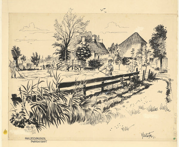 Gezicht te Haaldersbroek 1951
