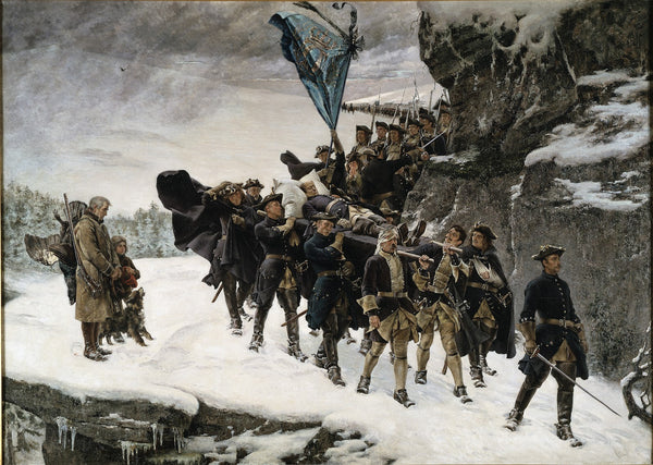 Bringing Home the Body of King Karl XII of Sweden 1884