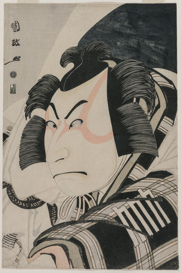 Nakamura Nakazo II as Matsuomaru in the Carriage Stopping Scene 1796